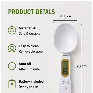Digital Measuring Spoon Scale